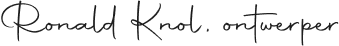 Handtekening van Ronald Knol
