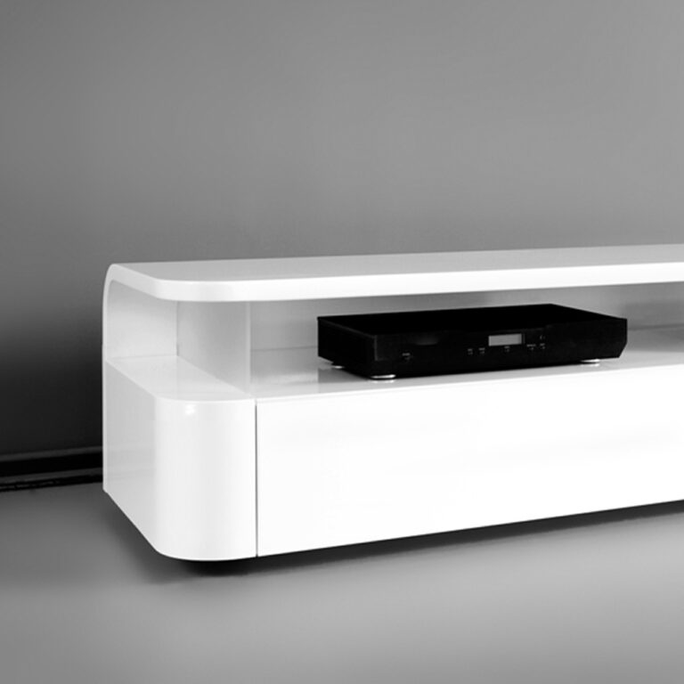 Meuble tv blanc Curve