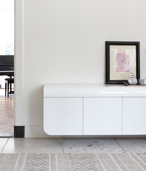 Design dressoir wit mobiel