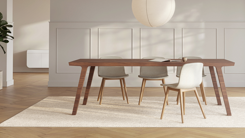 Eetkamertafel noten