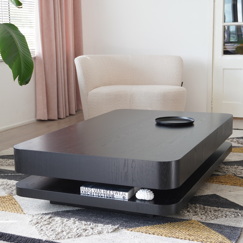 Table basse noire