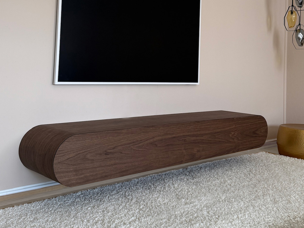 TV-meubel Pure in donkere beits