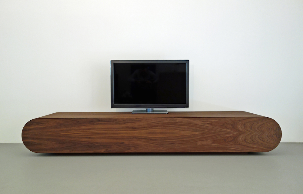 Media console walnut RKNL Furniture design